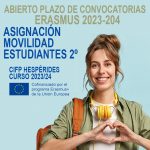 Convocatoria para la asignación de mivilidades de estudiantes de 2º. Curso 2023/24